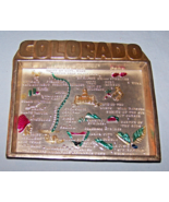 Unused Vintage Painted Colorado Souvenir Tray Made in Japan-Lot 5 - $8.00