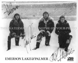 Emerson Lake And Palmer Band Signed Autograph 8x10 Rpt Photo Classic Rock N Roll - £14.93 GBP