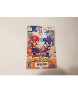 Manual Only - Mario &amp; Sonic A The Olympic Games (Nintendo WII) - £3.84 GBP