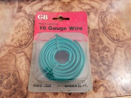 16 GAUGE WIRE Green 25 FT EACH PRIMARY AWG STRANDED COPPER POWER REMOTE - £4.61 GBP