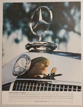 1959 Print Ad Mercedes Benz Hood Ornament &amp; Emblem Hallmark of Excellence - £9.68 GBP