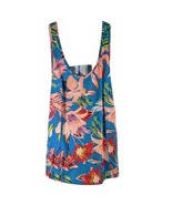 Blue Pink Floral Tank Top Medium Fila Workout Sleeveless Aloha Dry Beach... - $34.33 CAD