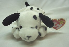 Vintage 1996 Ty Beanie Babies Dotty The Dalmatian Dog 9&quot; Bean Stuffed Animal New - £13.03 GBP