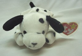 Vintage 1996 Ty Beanie Babies Dotty The Dalmatian Dog 9&quot; Bean Stuffed Animal New - £13.10 GBP