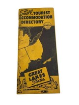 Directory Shell Gas Station Tourist Accommodation Great Lakes States 1939 Vtg - £9.02 GBP