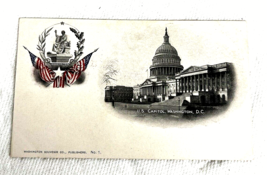 US Capitol Washington DC Photo Postcard Washington Souvenir Co Publisher... - $14.85