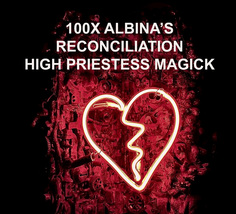 100X COVEN CAST RECONCILIATION BRING 2 HEARTS TOGETHER MAGICK ALBINA PRI... - $99.77