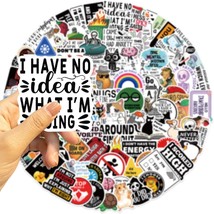 100 Pcs Funny Stickers(Dirty) Waterproof Adult Sticker Meme Water Bottles  - $316.07 MXN