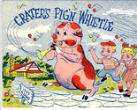 Crater&#39;s Pig&#39;n Whistle Kids Menu North Zang Boulevard Dallas Texas 1940s - $118.68