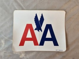 Vintage American Airlines sticker 4.75&quot; x 3.75&quot; - £5.53 GBP