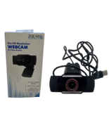 1080p Full HD USB Webcam, for PC. Noise Cancellation Camera with Microphone - $16.05 CAD