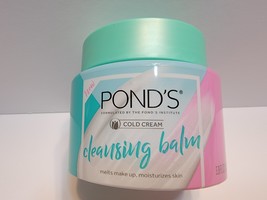New Ponds Cold Cream Cleansing Balm Makeup Remover Skin Moisturizer 3.38 Oz - £43.72 GBP