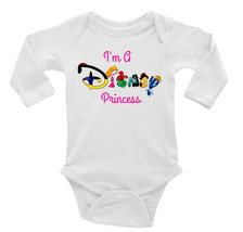 I am a Disney Princess Short or Long Sleeves Baby/Toddler Onesie Bodysuit Free S - £17.57 GBP