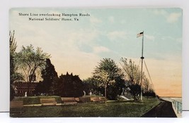 National Soldiers Home Virginia Shore Line Overlooking Hampton Roads Postcard B1 - $9.99