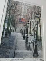 Michael Chen Photography Original Signed &quot;A Reflective Descent Paris&quot; - £97.31 GBP