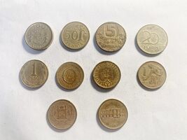 World Foreign Coin 10 Lot Spain Finland Hungary Mexico Portugal Old Coin... - $6.90 CAD