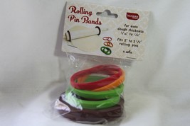 Talisman (new) ROLLNG PIN BANDS - TAKES THE GUESS WORK OUT OF DOUGH THIC... - £9.91 GBP