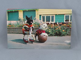 Vintage Postcard - Heatherbelle Outdoor Dog Theatre Victoria - Lakeside Photo - £11.76 GBP
