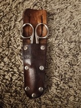 Vtg Bell System B A. E. Burgess Lea Co Scissors &amp; Leather Linemen&#39;s Tool... - $837.37 MXN