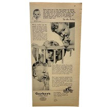 Gerber Baby Foods Vintage Print Ad 40s I&#39;m a Lion - $13.89