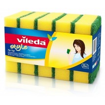 vileda Style Cleaning Sponges - Pack of 5 -Hygienic -Made in EU FREE SHI... - $9.85
