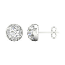 Authenticity Guarantee 
1 Ct TDW Diamond 10K White Gold Stud Earrings - £1,199.02 GBP