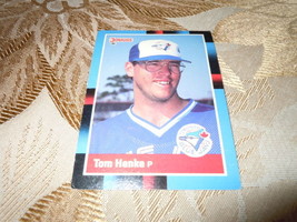 Circa 1988 Tom Henke Toronto Blue Jays Donruss Baseball Card # 490 - £1.17 GBP