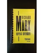 RICHARD MARX VINTAGE ORIGINAL NOV/DEC EUROPE TOUR BAND CREW ONLY TOUR IT... - $35.00
