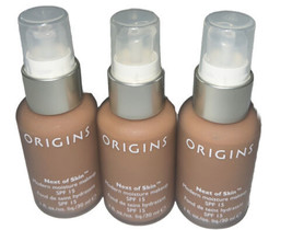 Pack Of 3 ORIGINS Next of Skin SPF15 Modern Moisture Makeup #15 W JUST C... - $29.69