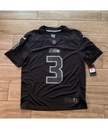 New NFL Russell Wilson Seattle Seahawks Black Nike Player Jersey Rare - £58.97 GBP