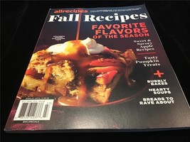 AllRecipes Magazine Fall Recipes Favorite Flavors of the Season - £9.46 GBP