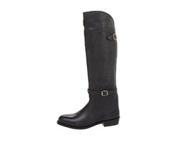 New Frye Dorado Equestrian Buckle Tall Womens Riding Boots Size 6 Black - £133.74 GBP