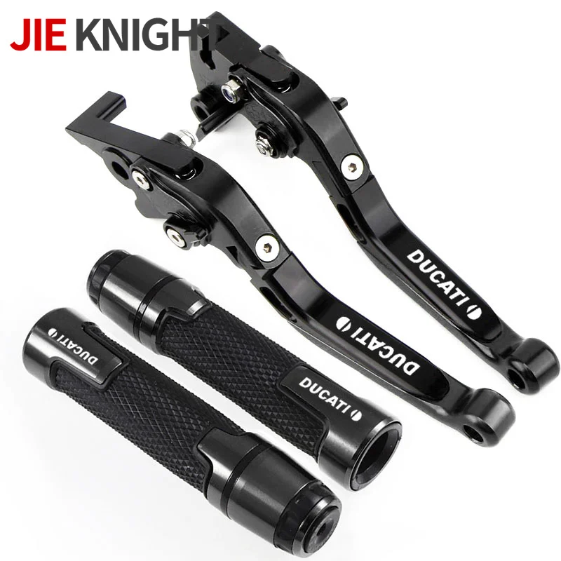 CNC Accessories Motorcycle Brake Clutch Levers Handbar End Grips for Ducati - $22.45+
