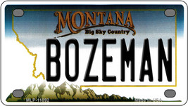 Bozeman Montana Novelty Mini Metal License Plate Tag - £11.72 GBP