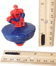 Spiderman Marvel Comics Spin Topper 3&quot; Figure - Mcdonalds Happy Meal Toy 2014 - £2.34 GBP