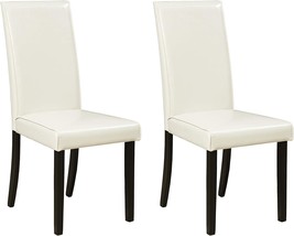 Ivory Parsons Dining Room Chair, 2 Count By Signature Design By Ashley Kimonte. - $129.92