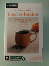 BOWL AND BASKET PUMPKIN SPICE COFFEE KCUPS 12CT - £10.38 GBP