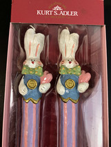 Kurt S. Adler Easter Bunny 9"  Candle Set of 2 in box - $16.44