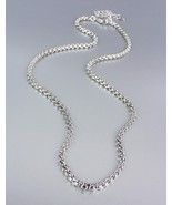 Designer Style Silver Box Chains 16&quot; Long Necklace Chain - £7.98 GBP