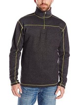 Dakota Grizzly Herren Colton 1/4 Reißverschluss Sweatshirt, Teer - XL - $34.63