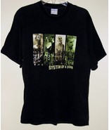 System Of A Down Concert Tour T Shirt Vintage 2001 Size Large - $7,452.60 MXN