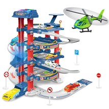 City Ultimate Garage, Race Car Track Sets With 5 Cars & 1 Helicopter,  - £69.52 GBP
