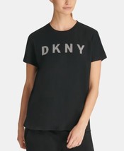 DKNY Womens Sport Logo T-Shirt X-Small Black - £18.95 GBP