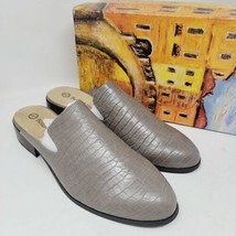 Bella Vita Briar II Women&#39;s Shoes Mule Stone Crocodile Print Size 12 N - £39.01 GBP