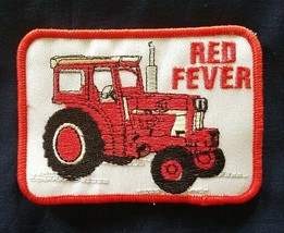 VINTAGE patch Red Fever IH Case Farmall Tractor farming agiculture - £8.55 GBP