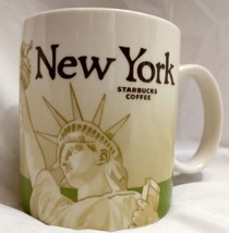 Starbucks New York Collector Series Mug 2011 Green Statue Of Liberty 16 Oz - $14.95