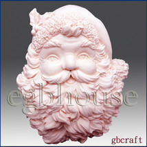2D Silicone Soap Mold - Santa Plaque - Free Shipping - £25.94 GBP
