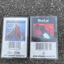 Jim Steinman Bad For Good &amp; Meat Loaf Bat Out Of Hel Lot of 2 Cassettes - £15.19 GBP