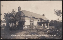 Lancaster, NH Pre-1920 RPPC - John Wingate Weeks Summer Residence - £9.96 GBP