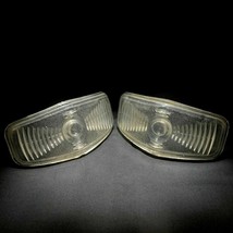 Pair 1952 - 53 Clear NASH Glass Parking Light Lamp Lenses - NAPDI - NRA135 B6G27 - £38.91 GBP